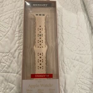 NWT- silicone watchband for APPLE WATCHES(38mm,40mm,41mm) neutral and pretty!